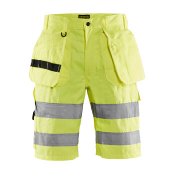 Short artisan haute-visibilité Jaune fluo