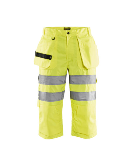 Pantacourt Haute-Visibilité Jaune fluo