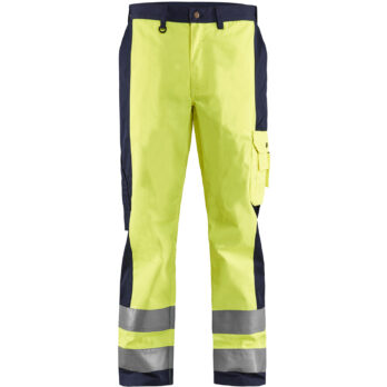 Pantalon haute visibilité Jaune fluo/Marine