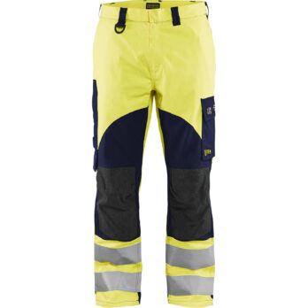 Pantalon multinormes inhérent Jaune fluo/Marine