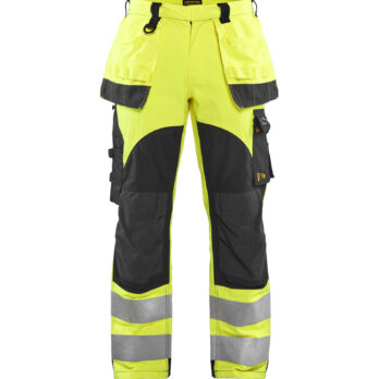 Pantalon multinormes inhérent Jaune fluo/Marine