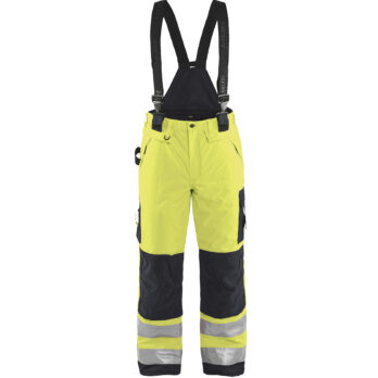 Pantalon hiver haute visibilité Jaune fluo/Noir