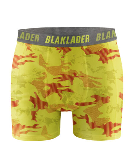 Boxers - Pack X2 Jaune fluo/Gris clair