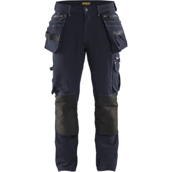 Pantalon X1900 artisan stretch 4D Marine foncé/Noir