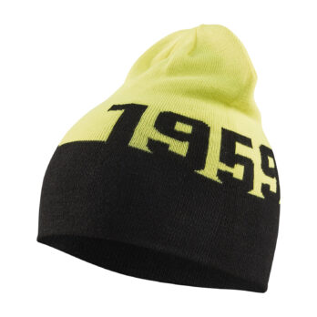 Bonnet enfant Noir/Jaune fluo