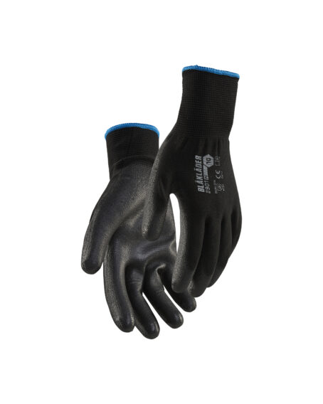 Pack de 12 gants de travail en PU trempé - prix unitaire Noir