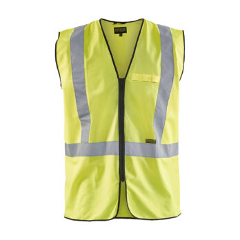 Gilet zippé haute visibilité Jaune fluo