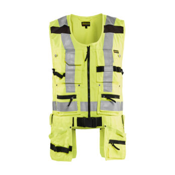 Gilet porte-outil haute-visibilité Jaune fluo