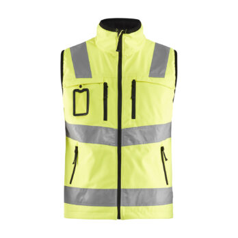 Gilet Softshell haute visibilité Jaune fluo