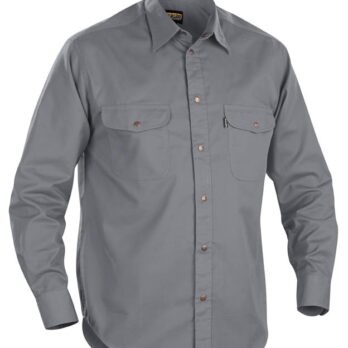 Chemise Boutons Pression Gris clair