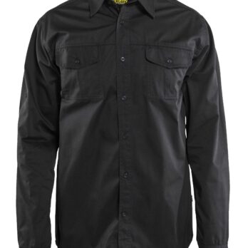 Chemise twill Noir