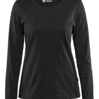 T-shirt manches longues femme Noir