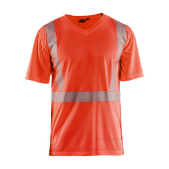 T-shirt anti-UV Haute-Visibilité Rouge fluo