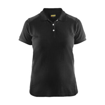 Polo Femme Noir/Gris foncé