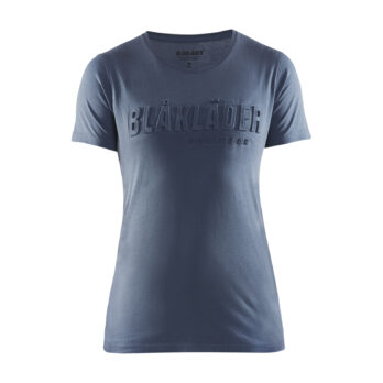 T-shirt imprimé 3D femme Bleu paon