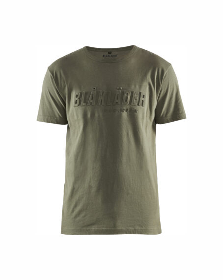 T-shirt imprimé 3D Vert Automne