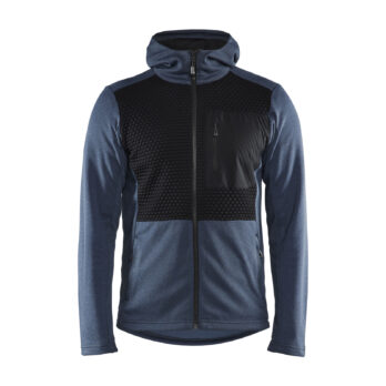 Hoodie full zip  Numbe Blue/Black