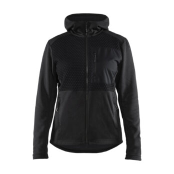 Hoodie full zip Women Noir