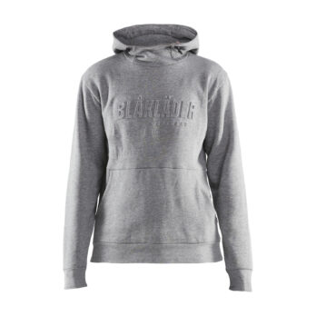 Sweat à capuche imprimé 3D femme Gris chiné