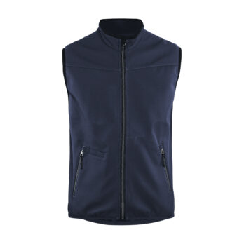 Gilet softshell sans manches +stretch Marine foncé/Noir