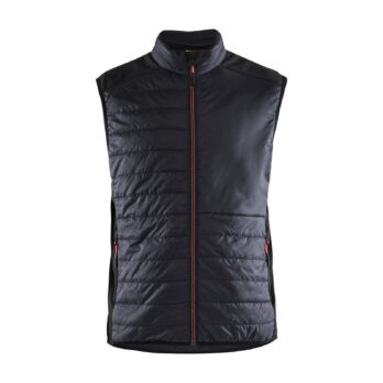 Gilet doublé Noir/Rouge