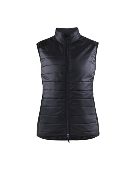 Gilet doublé femme Noir/Marine foncé