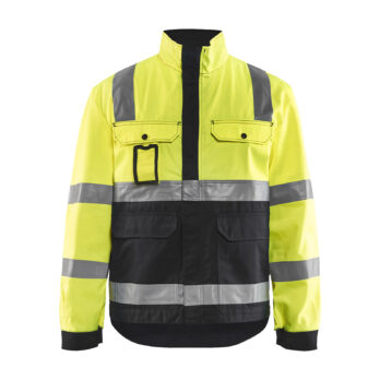 Veste haute visibilité Jaune fluo/Noir