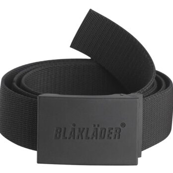 Ceinture boucle gomme stretch 2D Noir