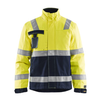 Veste Hiver Multinormes Jaune fluo/Marine