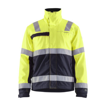 Veste hiver multinormes inhérent Jaune fluo/Marine