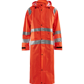 Manteau de pluie HV niveau 1 Orange fluo