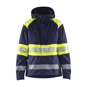 High Vis Shell Jacket women´s Marine/Jaune