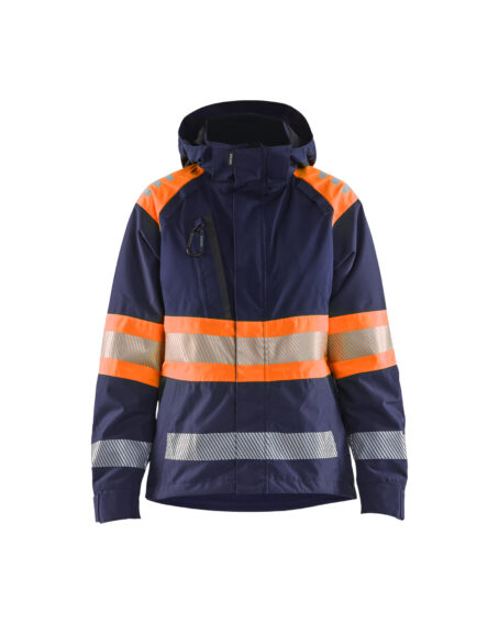 High Vis Shell Jacket women´s Marine/Orange