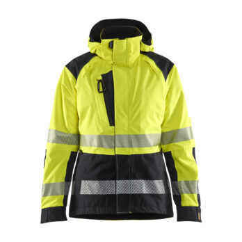 Hi-vis shell jacket women´s Jaune/Noir