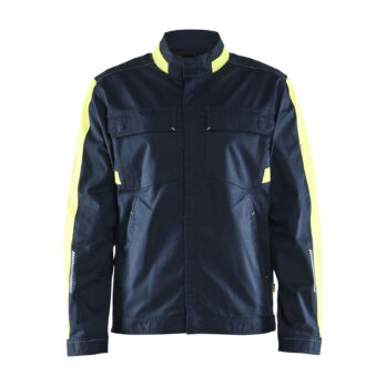 Industry  Jacket  DK Navy/ Hv Yellow