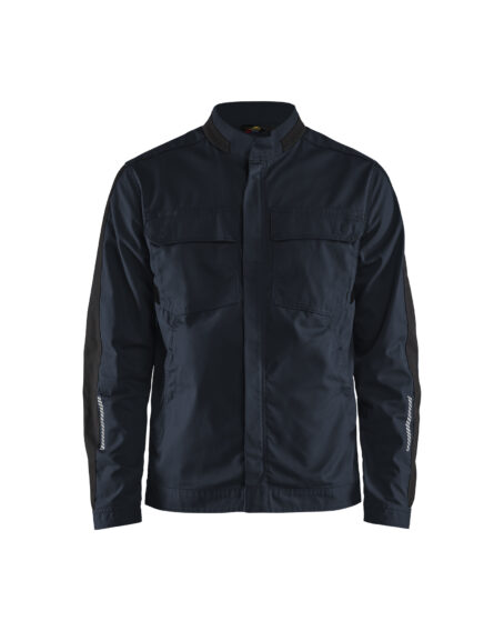 Veste industrie stretch 2D Marine foncé/Noir