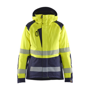 Hi-vis winter jacket Women´s Jaune/Marine