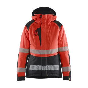 Hi-vis winter jacket Women´s Rouge/Noir