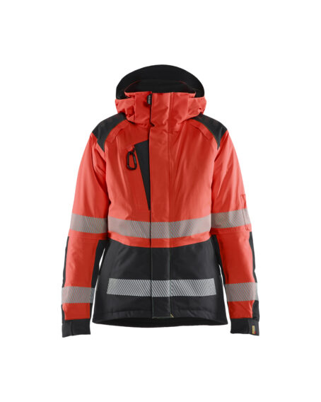 Hi-vis winter jacket Women´s Rouge/Noir