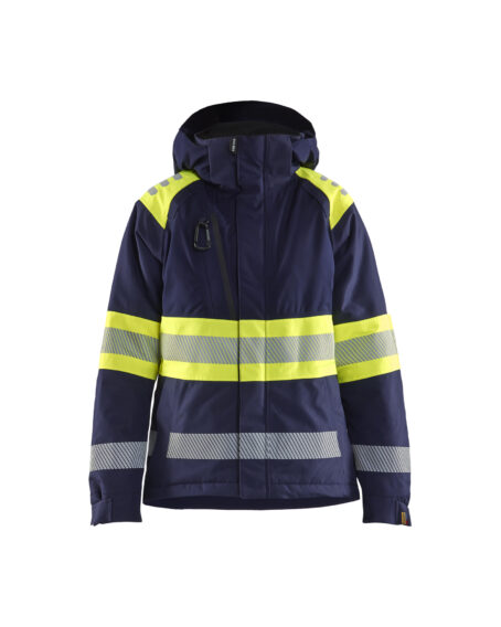 Hi-Vis winter jacket class1 Marine/Jaune