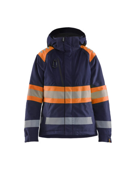 Hi-Vis winter jacket class1 Marine/Orange