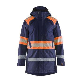 Hi-Vis Winter Parka Class1 Marine/Orange