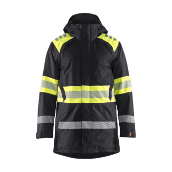 Hi-Vis Winter Parka Class1 Noir/Jaune