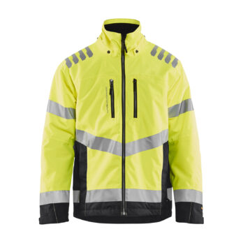 Veste doublée haute visibilité Jaune fluo/Noir