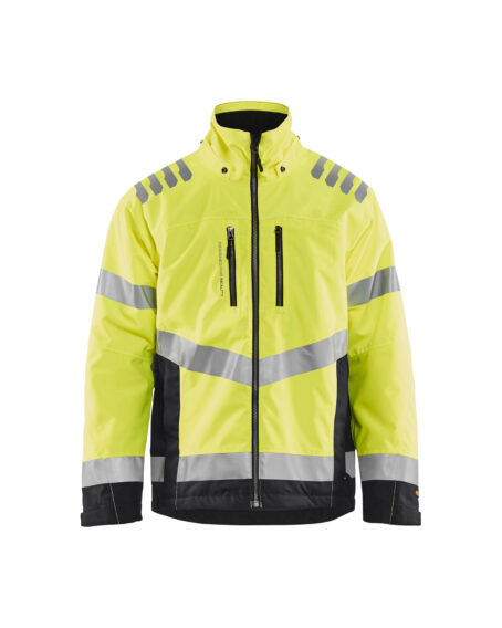 Veste doublée haute visibilité Jaune fluo/Noir