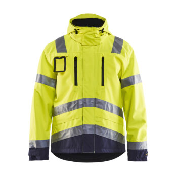 Veste haute visibilité Jaune fluo/Marine