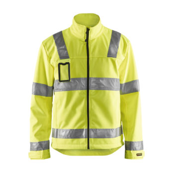 Veste softshell haute visibilité Jaune fluo