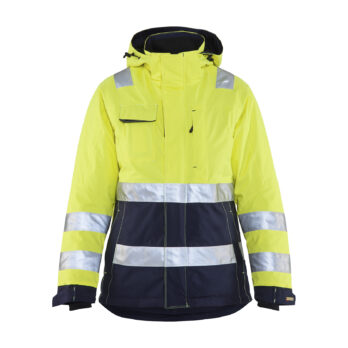 Veste doublée HV FEMME Jaune fluo/Marine