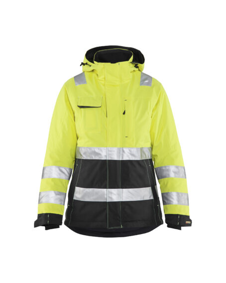 Veste doublée HV FEMME Jaune fluo/Noir