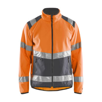 Veste softshell Haute-visibilité Orange fluo/Gris anthracite